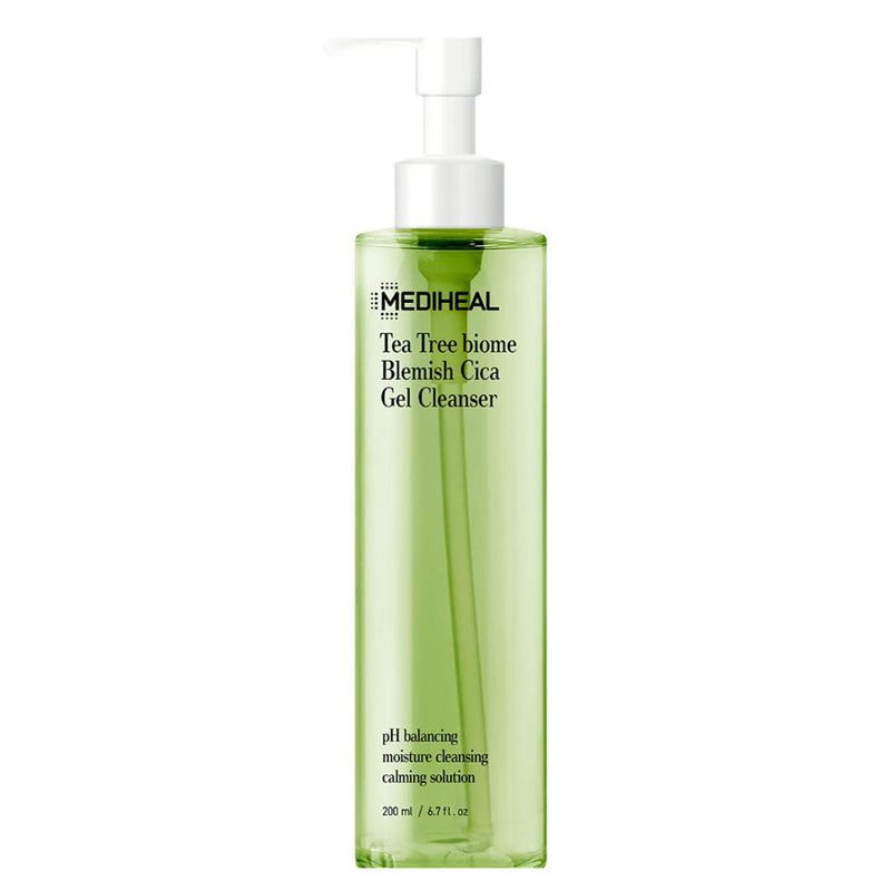 Mediheal Tea Tree Biome Blemish Cica Gel Cleanser - Peaches&Creme Shop Korean Skincare Malta