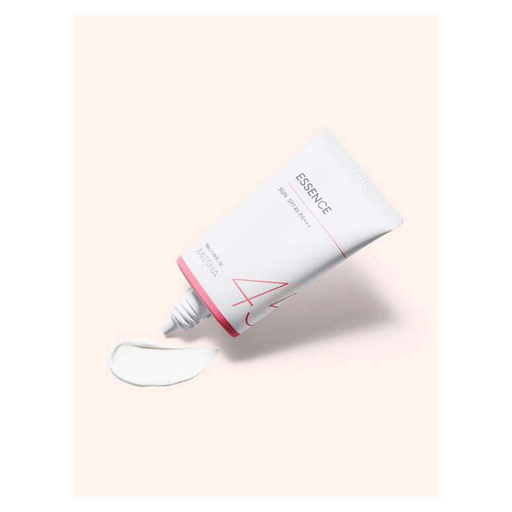 MISSHA All Around Safe Block Essence Sun SPF45/PA+++ - Peaches&Creme Shop Korean Skincare Malta