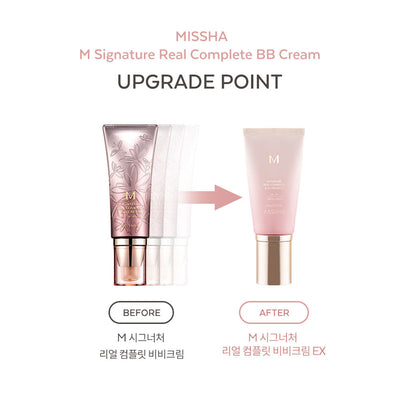 Missha M Signature Real Complete BB Cream EX - Peaches&Creme Shop Korean Skincare Malta