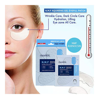 Mediheal N.M.F Aquaring Gel Eye Fill Patch - Peaches&Creme Shop Korean Skincare Malta