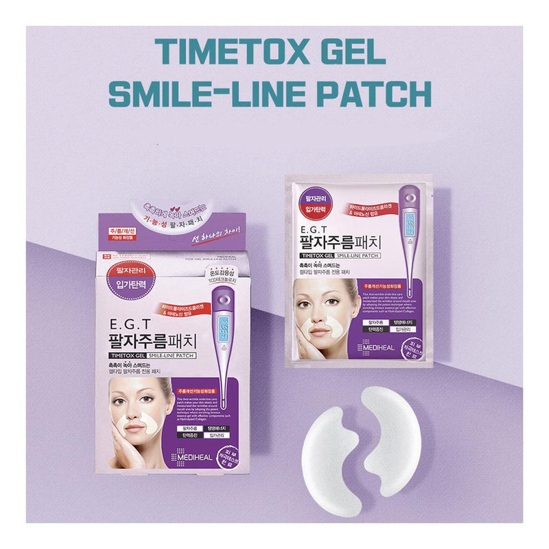 Mediheal E.G.T Timetox Gel Smile-Line Patch - Peaches&Creme Shop Korean Skincare Malta