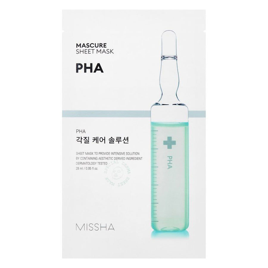 MISSHA Mascure Peeling PHA Sheet Mask - Peaches&Creme Shop Korean Skincare Malta