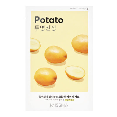 Missha Airy Fit Sheet Mask POTATO - Peaches&Crème K-Beauty and Skincare