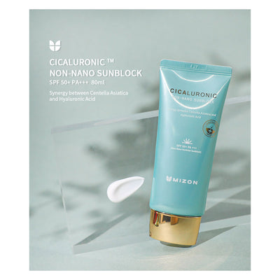 MIZON Cicaluronic Non-Nano Sunblock - Peaches&Creme Shop Korean Skincare Malta