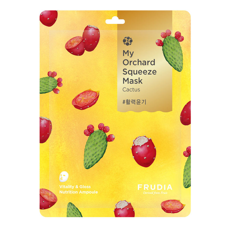 Frudia My Orchard Squeeze Mask Nutrition Ampoule - Cactus - Peaches&Creme Shop Korean Skincare Malta