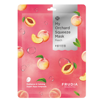 Frudia My Orchard Squeeze Mask Super Aqua Ampoule Peach - Peaches&Creme Shop Korean Skincare Malta