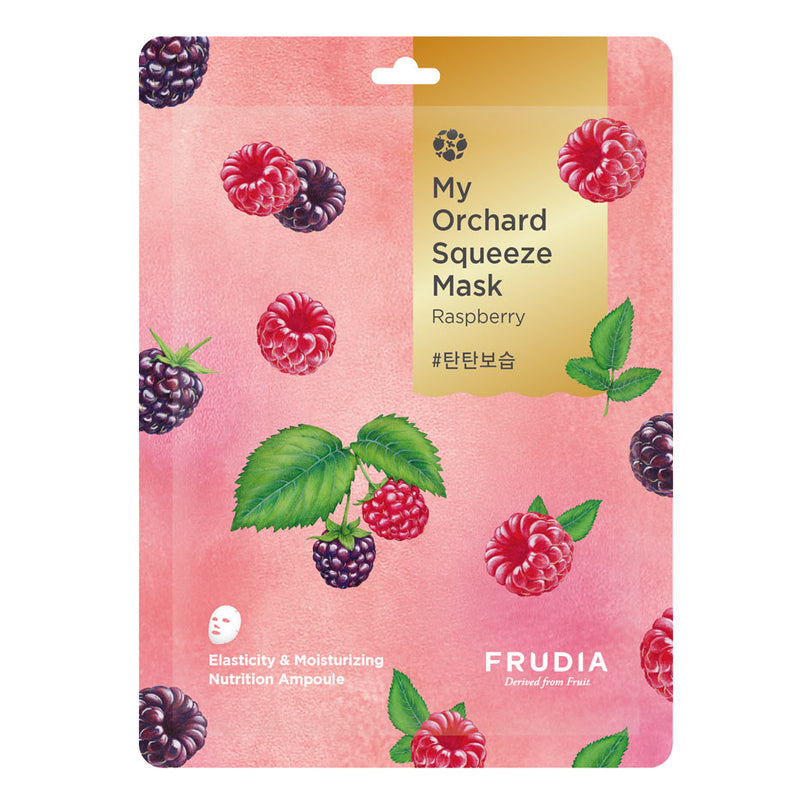Frudia My Orhcard Squeeze Mask Nutrition Ampoule Raspberry - Peaches&Creme Shop Korean Skincare Malta