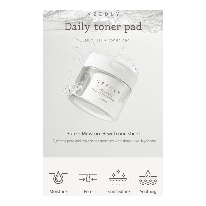 NEEDLY Daily Toner Pad - Peaches&Creme Shop Korean Skincare Malta