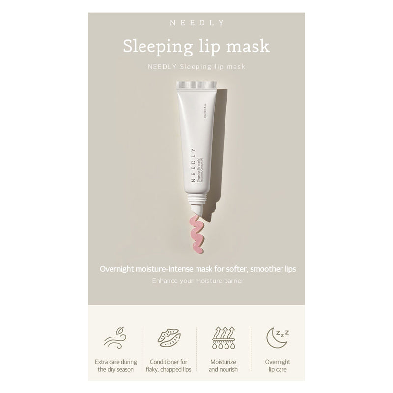 NEEDLY Sleeping Lip Mask - Peaches&Creme Shop Korean Skincare Malta