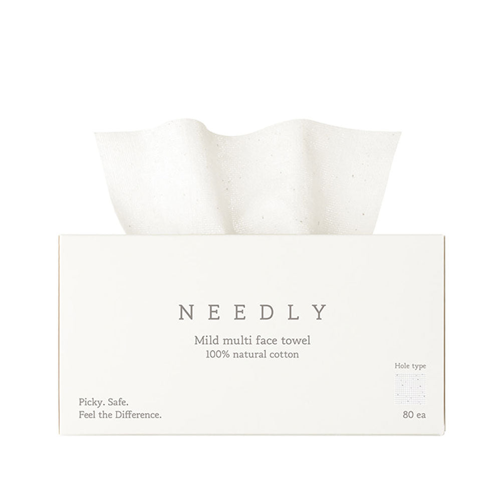 NEEDLY Mild Multi Face Towel - Peaches&Creme Shop Korean Skincare Malta