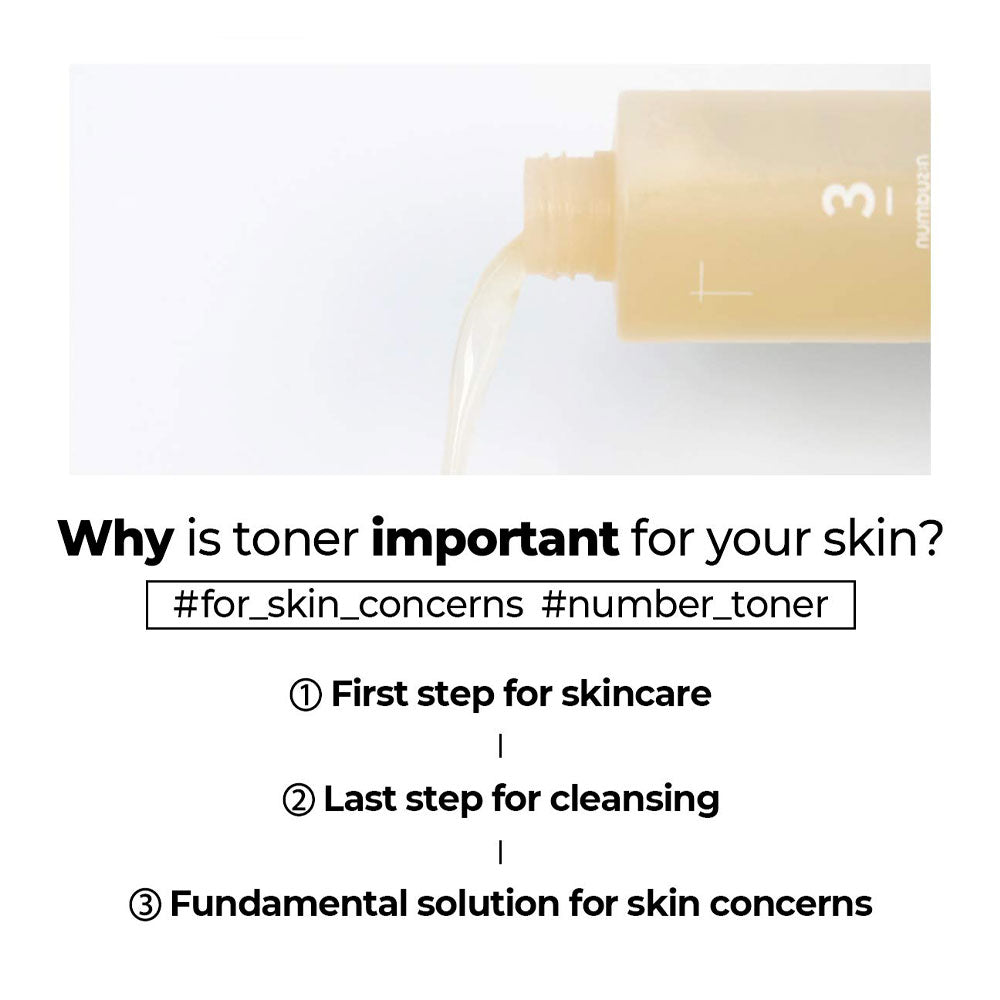 NUMBUZIN No.3 Super Glowing Essence Toner - Peaches&Creme Shop Korean Skincare Malta