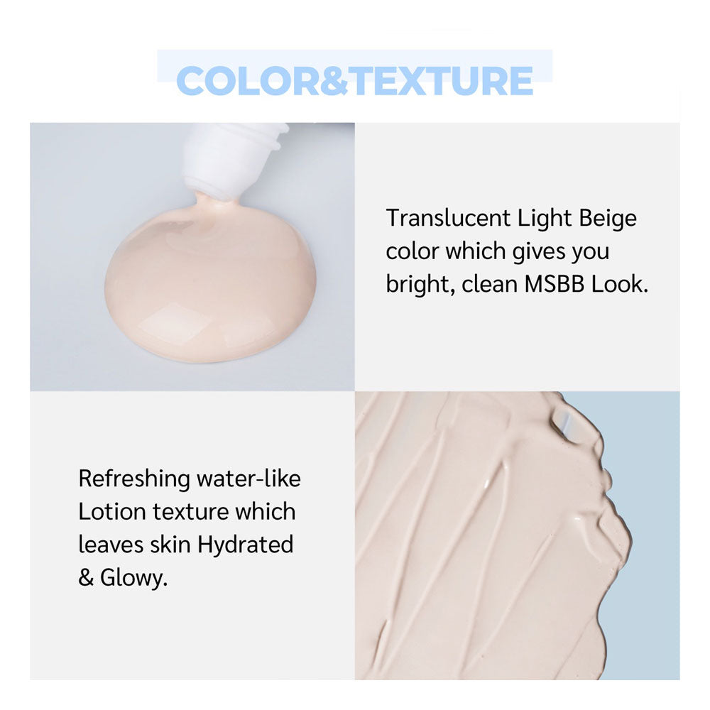 NUMBUZIN No.1 Pure Glass Clean Tone Up SPF50+ PA++++ - Peaches&Creme Shop Korean Skincare Malta