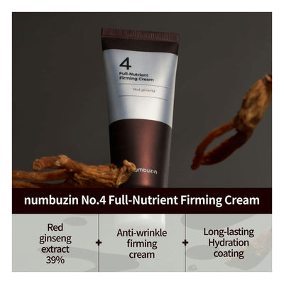 NUMBUZIN No.4 Full-Nutrient Firming Cream - Peaches&Creme Shop Korean Skincare Malta