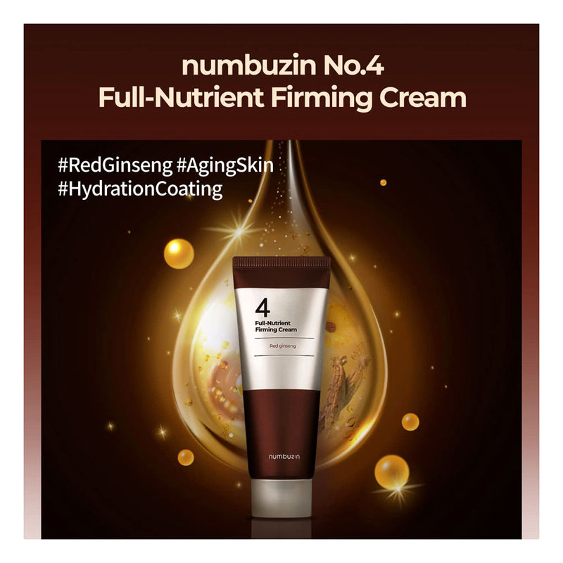 NUMBUZIN No.4 Full-Nutrient Firming Cream - Peaches&Creme Shop Korean Skincare Malta