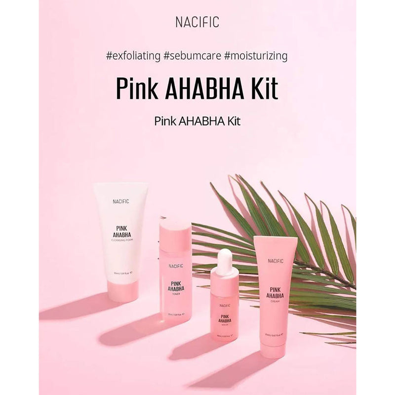 NACIFIC Pink AHA BHA Set - Peaches&Creme Shop Korean Skincare Malta