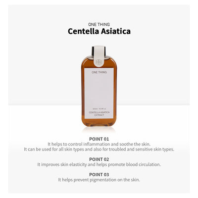 ONE THING Centella Asiatica Extract Toner - Peaches&Creme Shop Korean Skincare Malta
