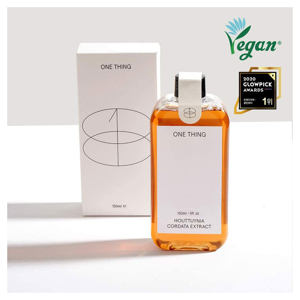 ONE THING  Houttuynia Cordata Extract Toner - Peaches&Creme Shop Korean Skincare Malta