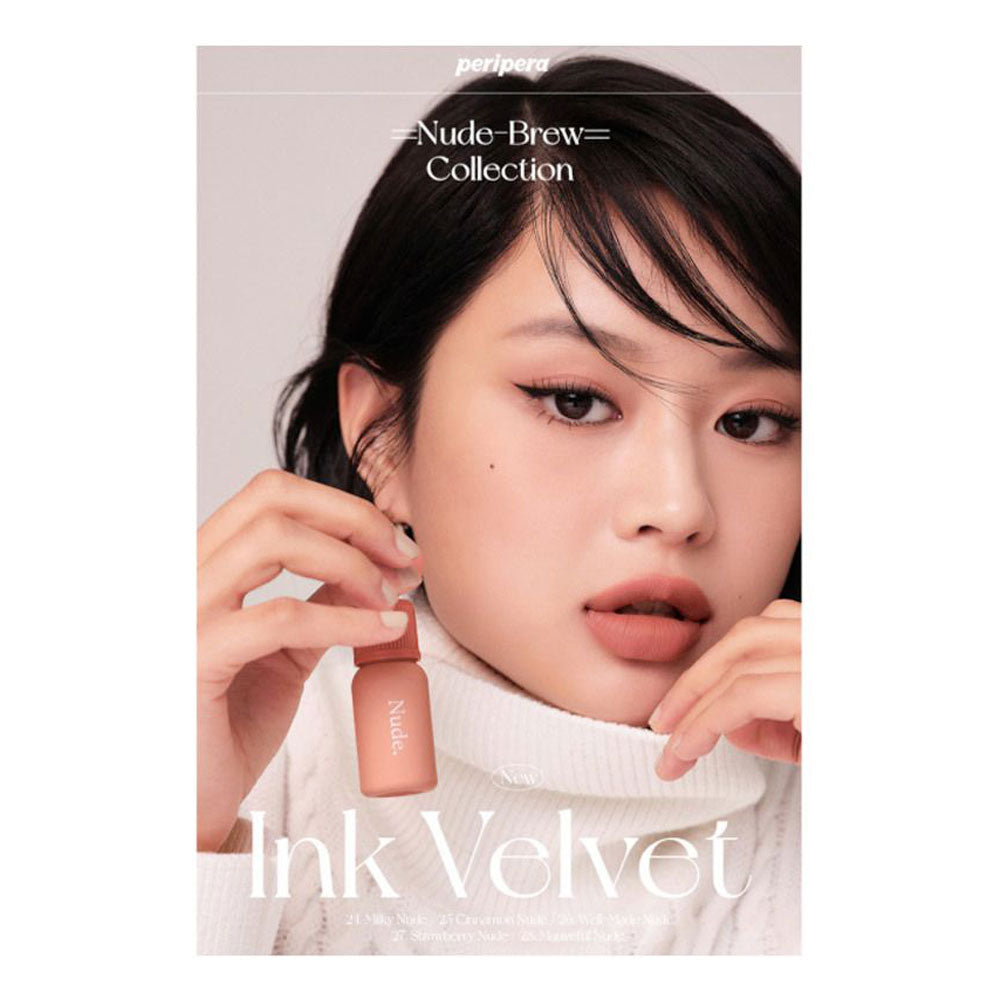 Peripera Ink The Velvet - Nude Brew - Peaches&Creme Shop Korean Skincare Malta
