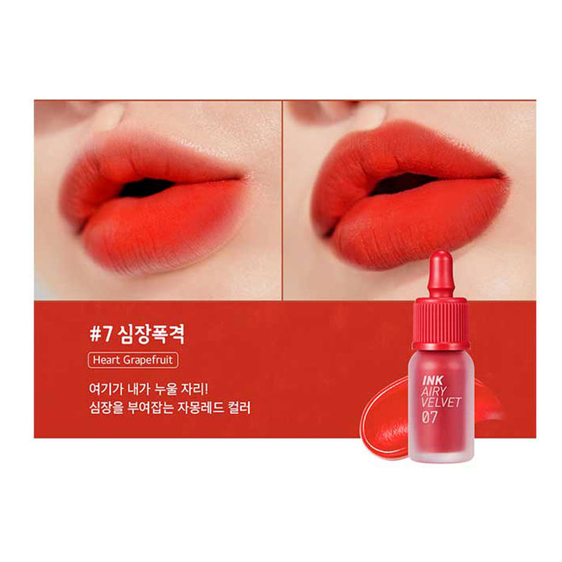 PERIPERA Ink Airy Velvet - Peaches&Creme Korean Skincare Shop Malta