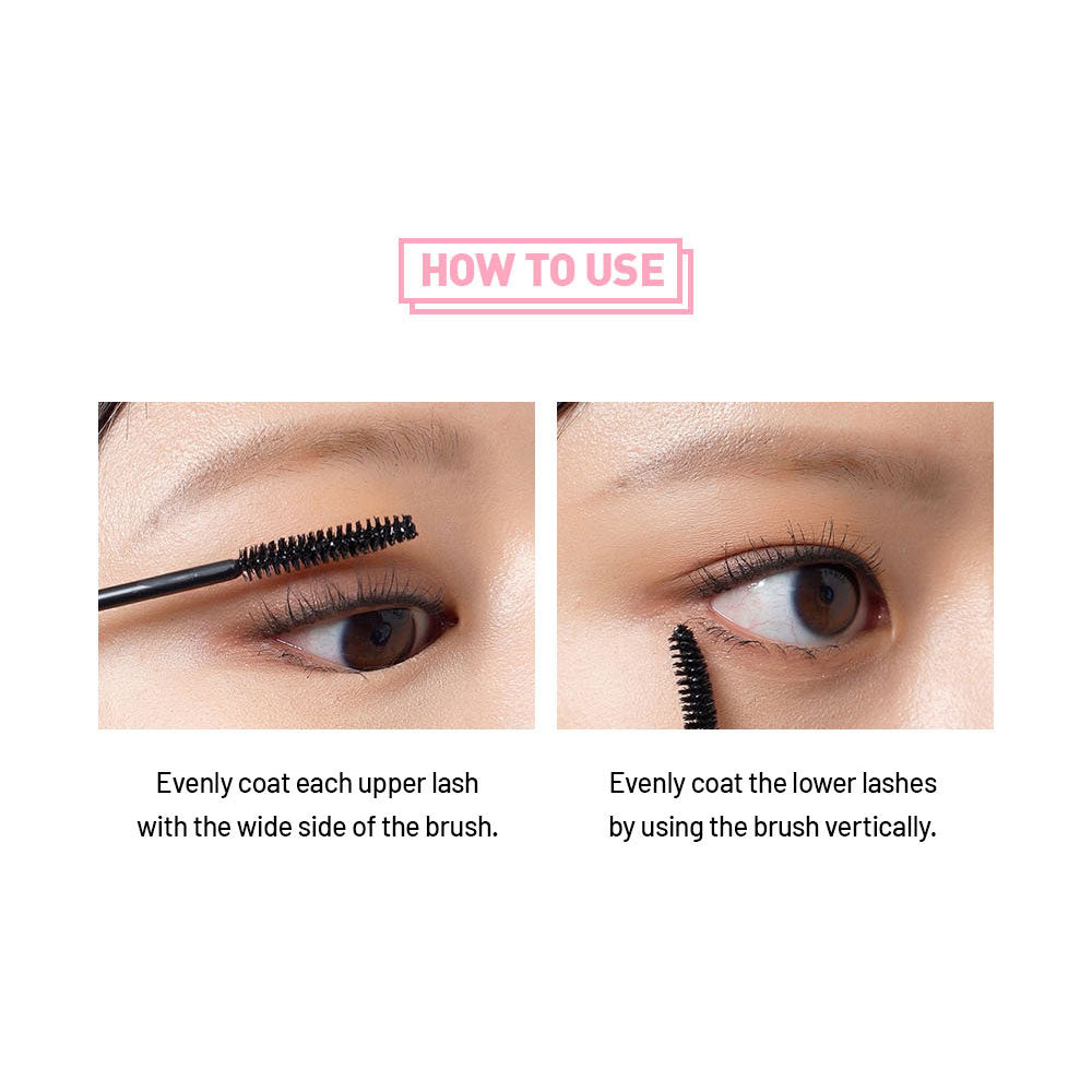 PERIPERA Ink Black Cara [Long Lash Curling] - Peaches&Creme Shop Korean Skincare Malta