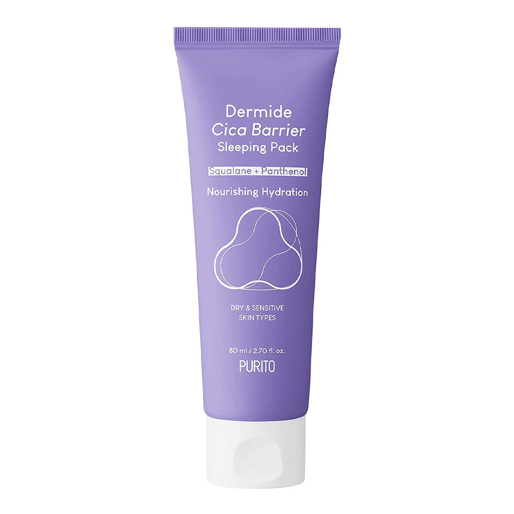 PURITO Dermide Cica Barrier Sleeping Pack - Peaches&Creme Shop Korean Skincare Malta