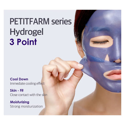 Petitfée Agave Cooling Hydrogel Face Mask -Peaches&Creme Shop Korean Skincare Malta