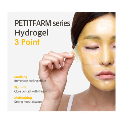 Petitfée Chamomile Lightening Hydrogel Face Mask - Peaches&Creme Shop Korean Skincare Malta