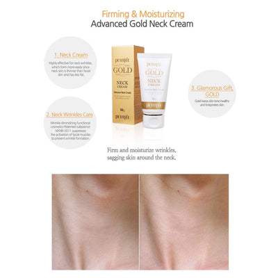 Petitfée Gold Neck Cream - Peaches&Creme Shop Korean Skincare Malta