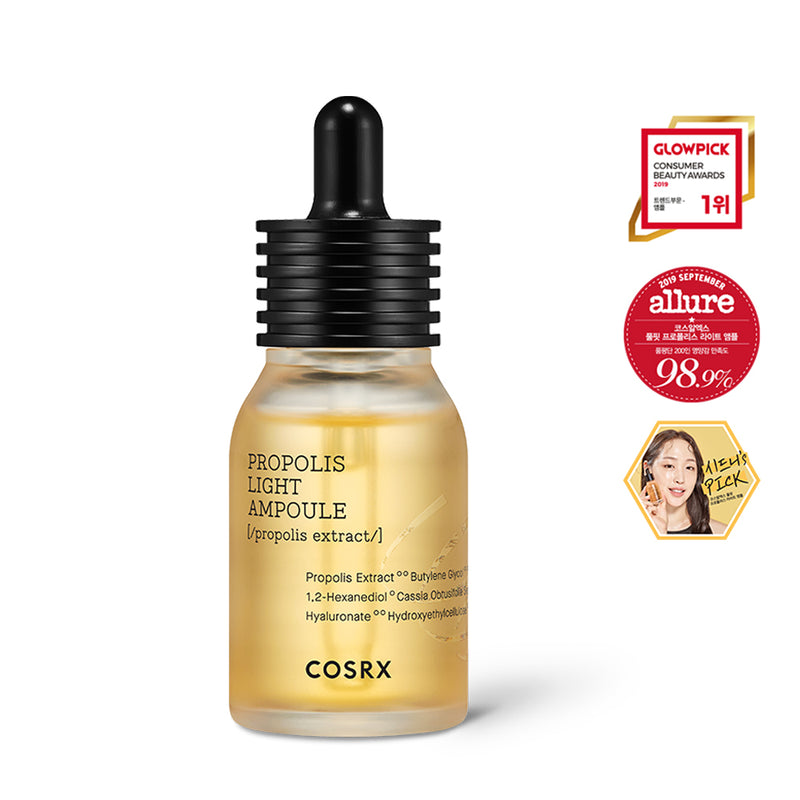 Cosrx - Full Fit Propolis Light Ampoule - Peaches&Creme Shop Korean Skincare Malta