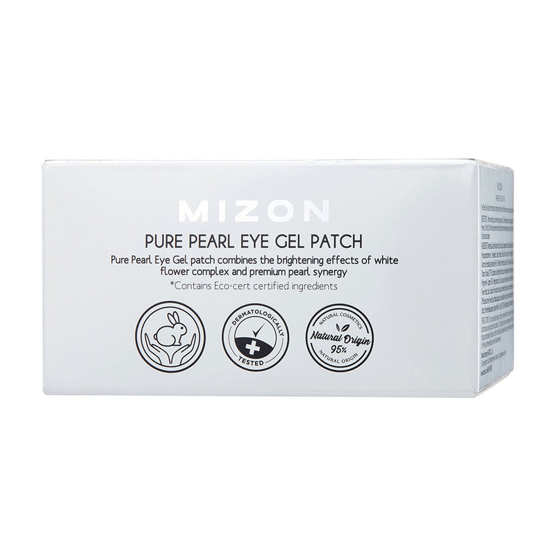 Mizon Pure Pearl Eye Gel Patch - Peaches&Creme Shop Korean Skincare Malta
