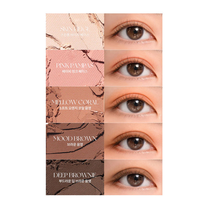 Rom&nd Better Than Palette 01 PAMPAS GARDEN - Peaches&Creme Shop Korean Skincare Malta