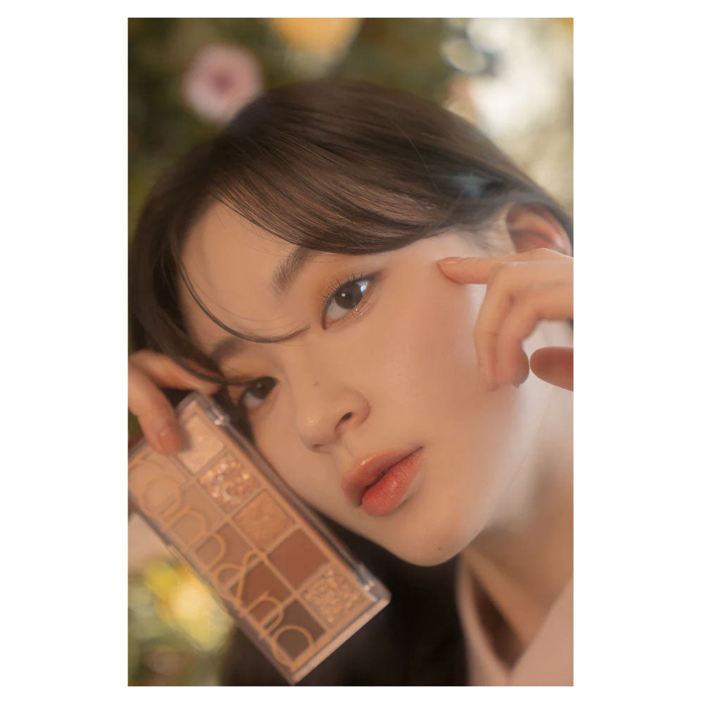 Rom&nd Better Than Palette [02 MAHOGANY GARDEN] - Peaches&Creme Shop Korean Skincare Malta