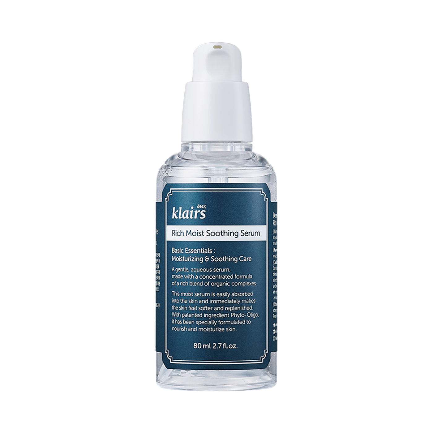 Klairs Rich Moist Soothing Serum - Peaches&Creme Shop Korean Skincare Malta