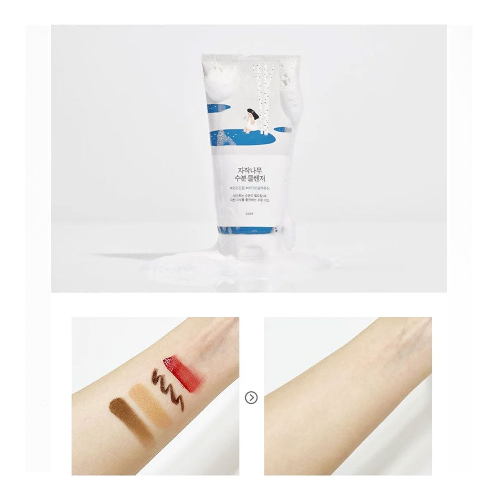 ROUND LAB Birch Juice Moisturizing Cleanser - Peaches&Creme Shop Korean Skincare Malta