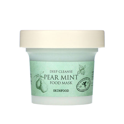 Skinfood Deep Cleanse Pear Mint Food Mask - Peaches&Creme Shop Korean Skincare Malta
