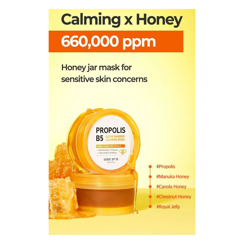 SOME BY MI Propolis B5 Glow Barrier Calming Mask - Peaches&Creme Shop Korean Skincare Malta