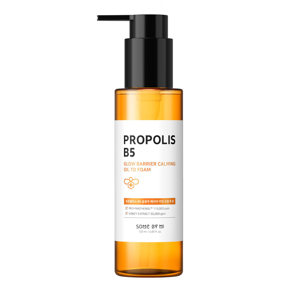 SOME BY MI Propolis B5 Glow Barrier Calming Oil To Foam - Peaches&Creme Shop Korean Skincare Malta