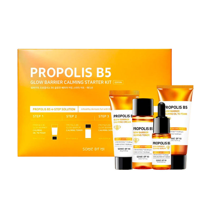 SOME BY MI Propolis B5 Glow Barrier Calming Starter Kit - Peaches&Creme Shop Korean Skincare Malta