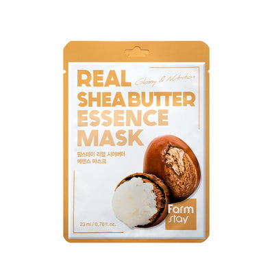 Farm Stay Real Shea Butter Essence Mask - Peaches&Creme Shop Korean Skincare Malta