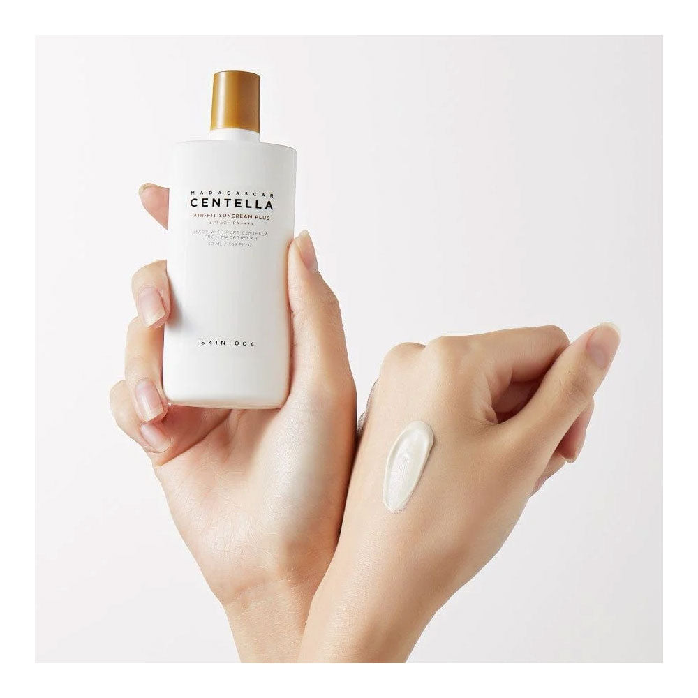 SKIN1004 Madagascar Centella Air-Fit Suncream Plus - Peaches&Creme Shop Korean Skincare Malta