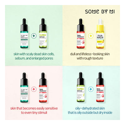 Some By Mi Total Care Serum Trial Kit - Peaches&Creme Shop Korean Skincare Malta