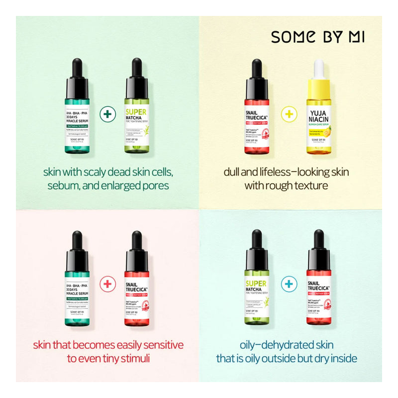 Some By Mi Total Care Serum Trial Kit - Peaches&Creme Shop Korean Skincare Malta