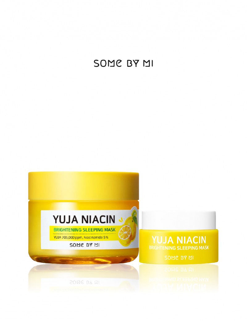 Some By Mi Yuja Niacin Brightening Sleeping Mask - Peaches&Creme Shop Korean Skincare Malta