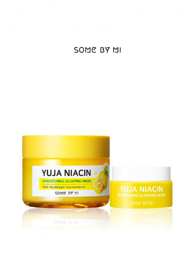 Some By Mi Yuja Niacin Brightening Sleeping Mask - Peaches&Creme Shop Korean Skincare Malta