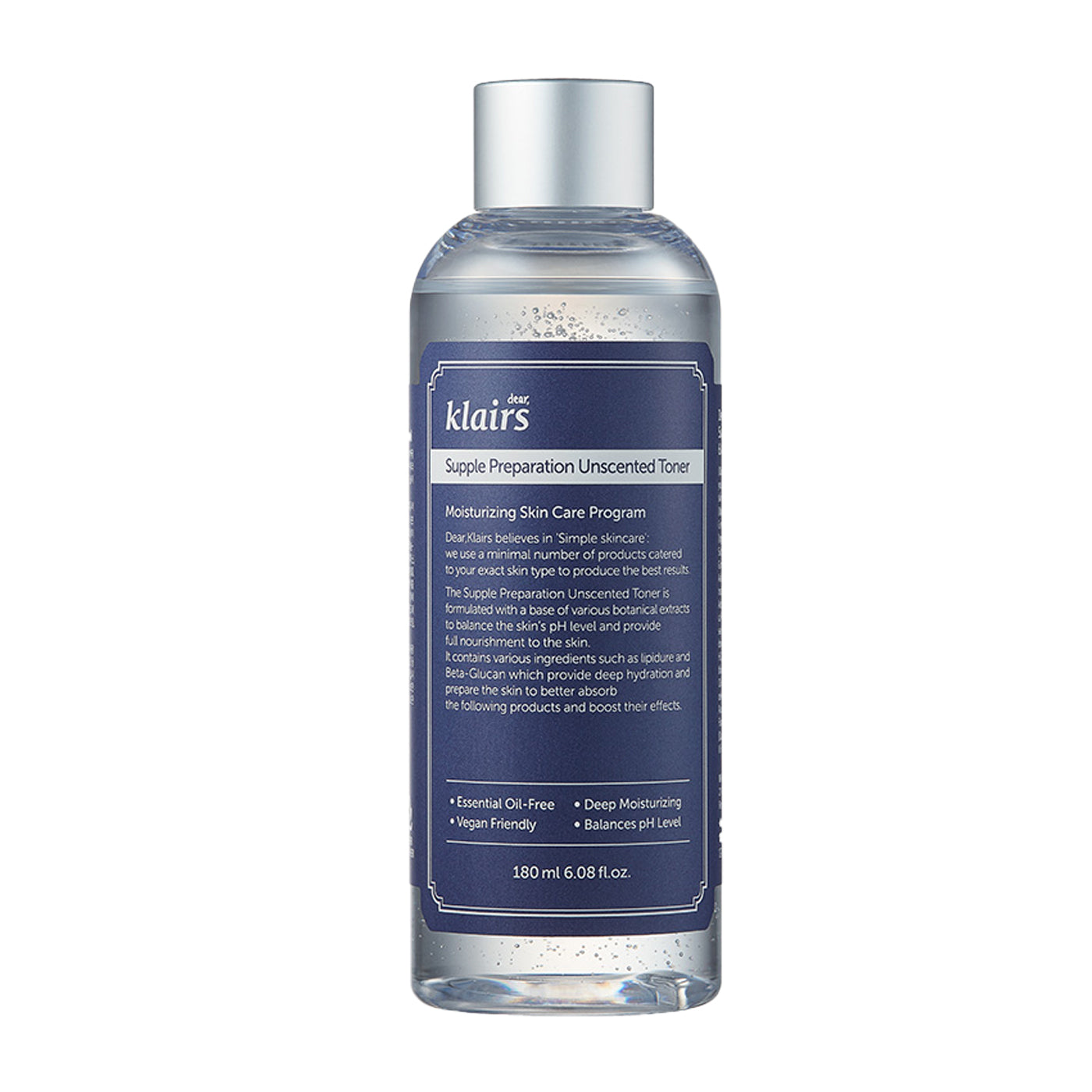 Klairs Supple Preparation Unscented Toner - Peaches&Creme Shop Korean Skincare Malta