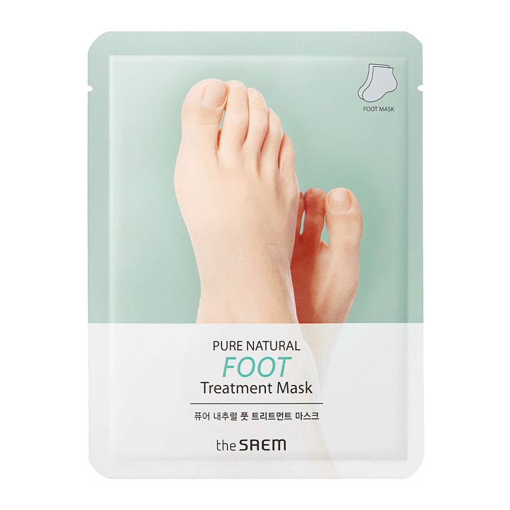 THE SAEM Pure Natural Foot Treatment Mask - Peaches&Creme Shop Korean Skincare Malta