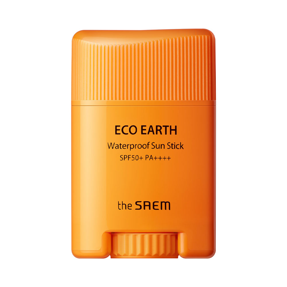 THE SAEM Eco Earth Waterproof Sun Stick SPF50+ PA++++ - Peaches&Creme Shop Korean Skincare Malta