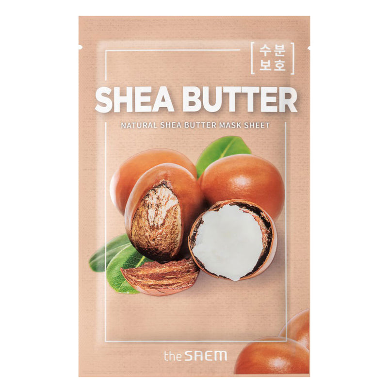 THE SAEM Natural Shea Butter Mask Sheet - Peaches&Creme Shop Korean Skincare Malta