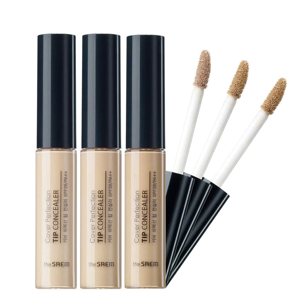 THE SAEM Cover Perfection Tip Concealer - Peaches&Creme Shop Korean Skincare Malta