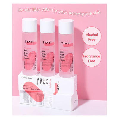TIA'M AC Fighting AHA BHA PHA Toner - Peaches&Creme Shop Korean Skincare Malta